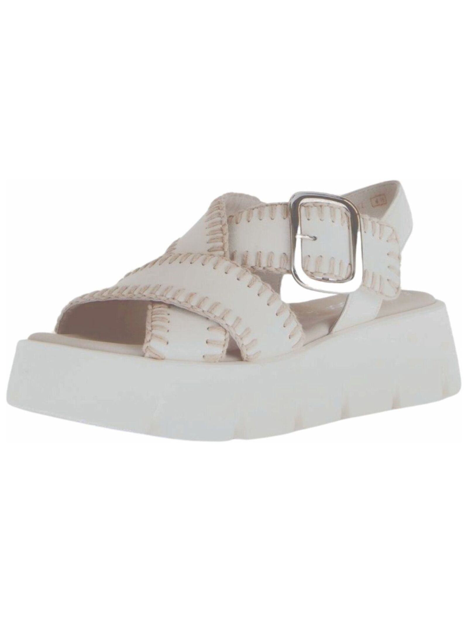 Gabor Gabor Sandalen Nappaleder Plateausandaletten (beige)