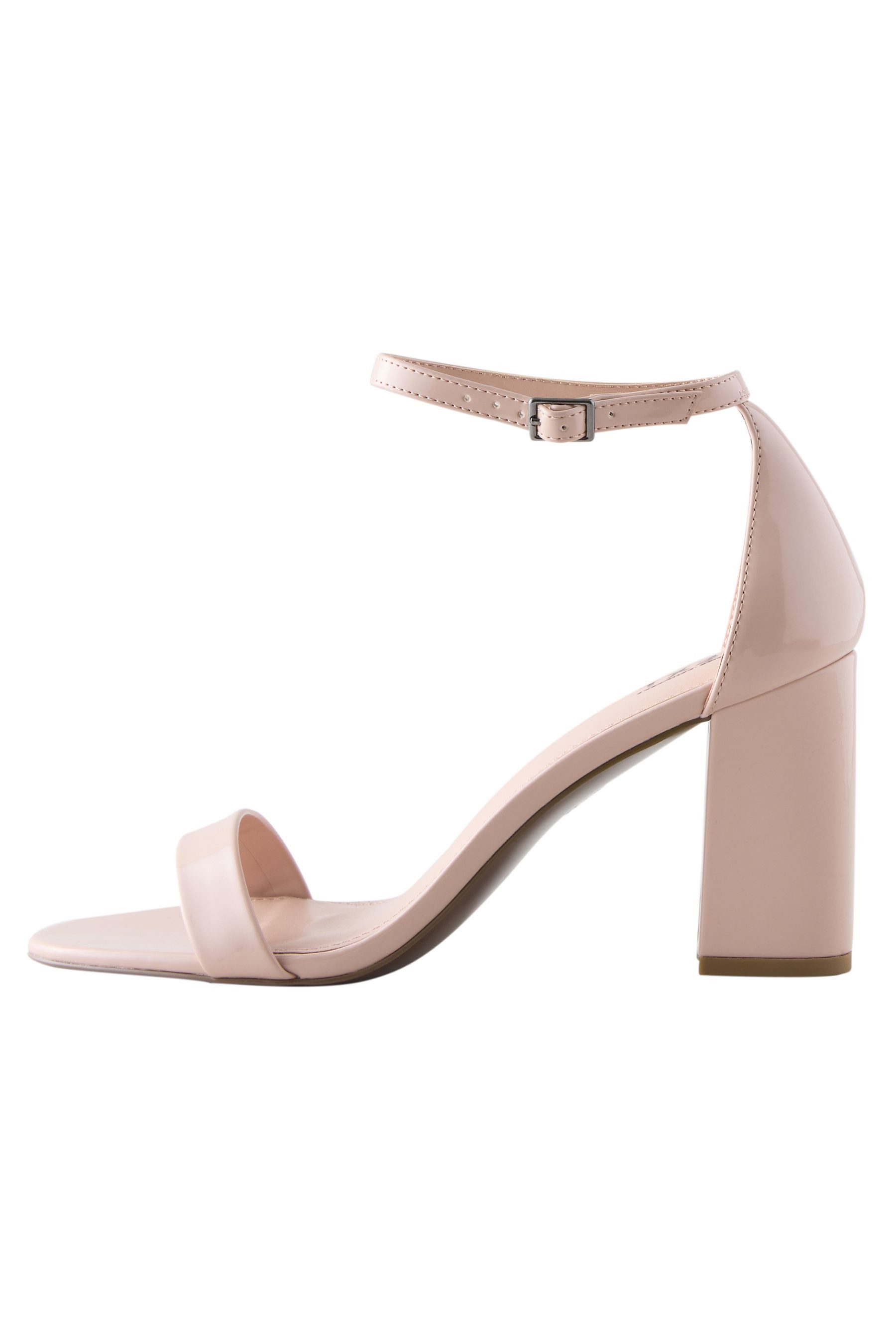 Next Forever Comfort® Blockabsatz-Sandalen, extraweit High-Heel-Sandalette (beige)