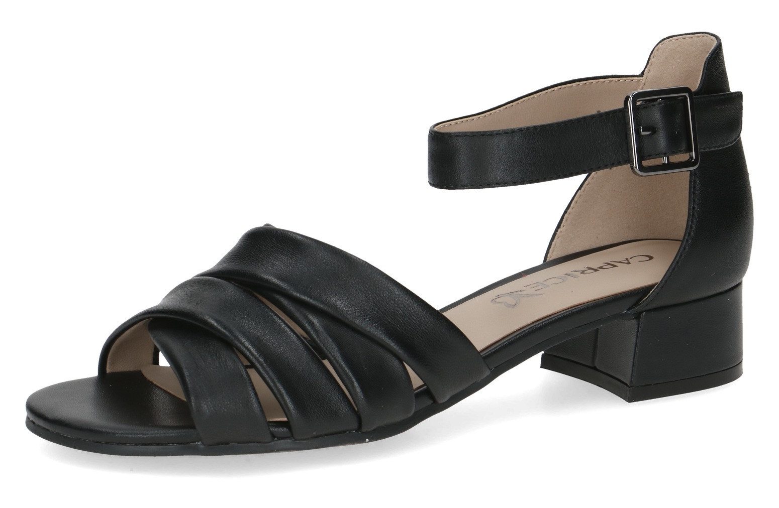 Caprice Sandalette in bequemer Form (schwarz)