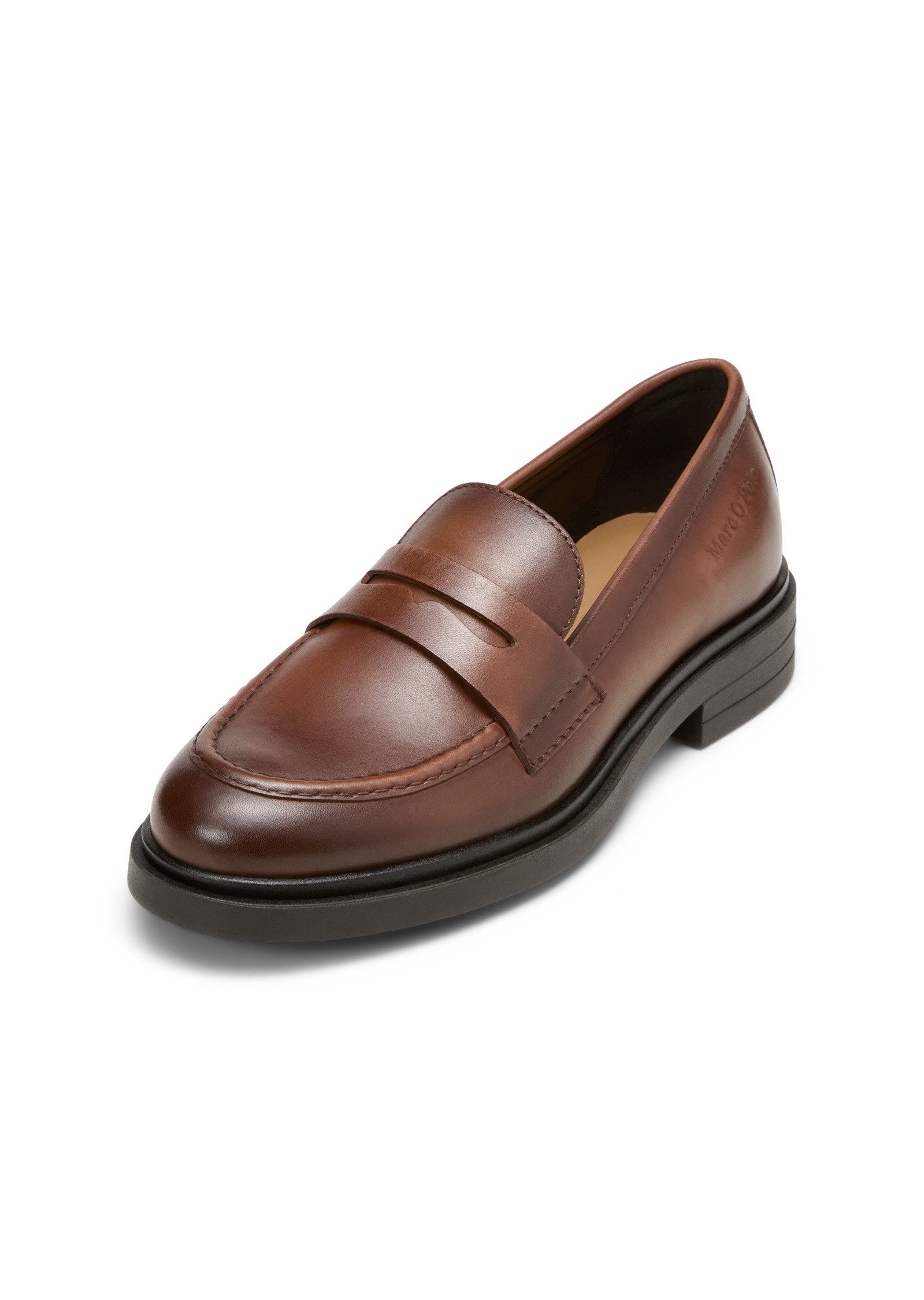 Marc O'Polo aus edlem Schafleder Loafer (braun)