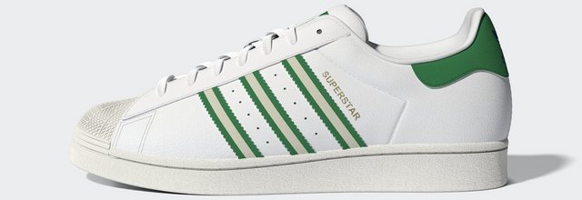 adidas Originals SUPERSTAR Sneaker (weiß-grün)