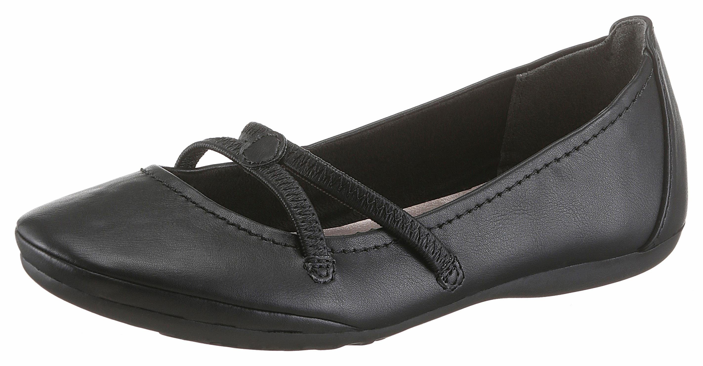 Tamaris Caterina Ballerina Flats, Festtagsmode, Slipper (schwarz)