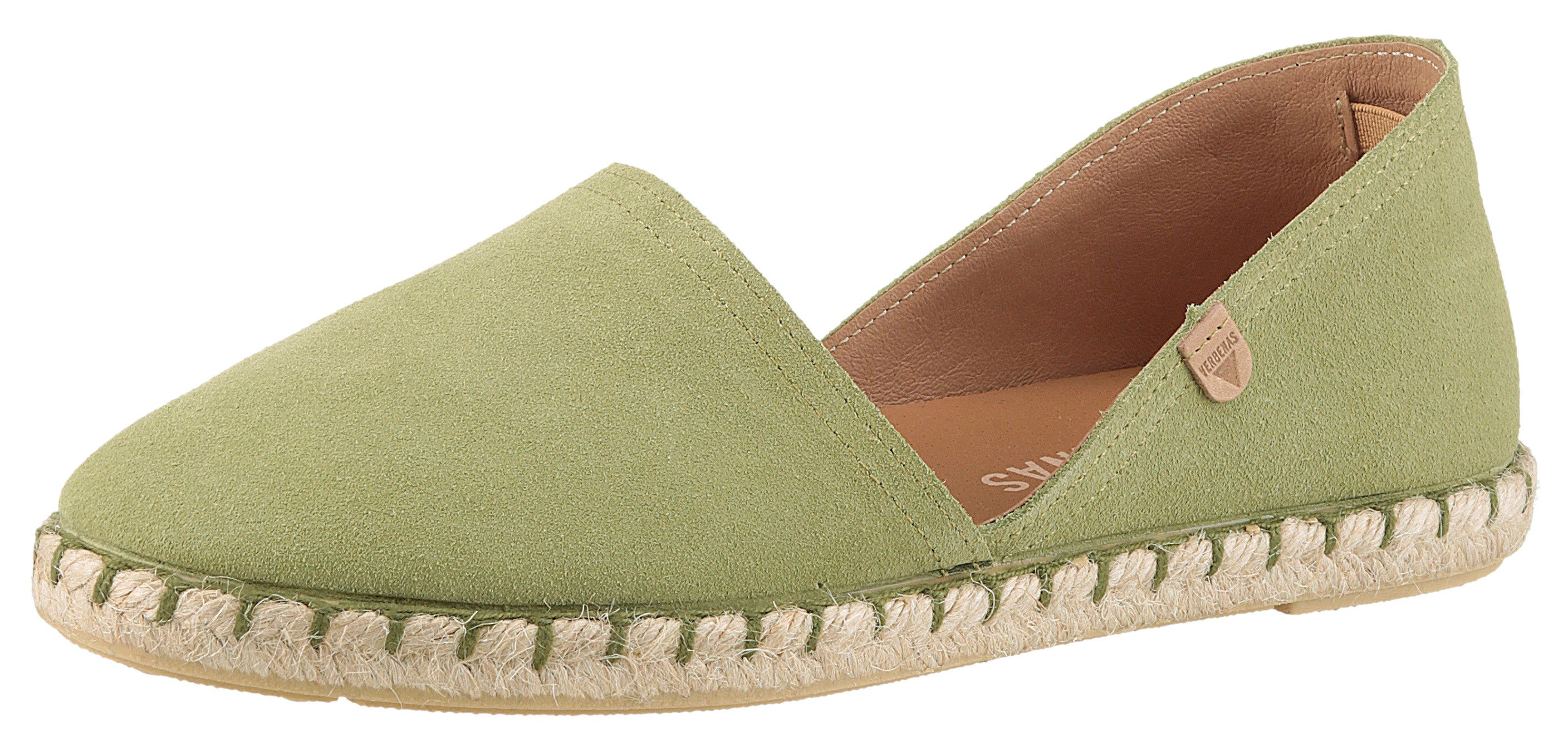 VERBENAS CARMEN SERRAJE Espadrille, Schlupfschuh, Sommerschuh, (grün)