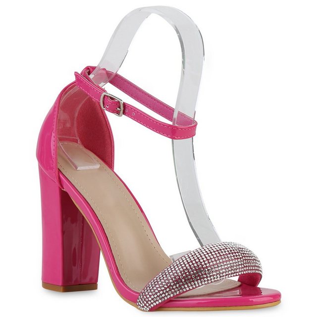 VAN HILL »839907« High-Heel-Sandalette Bequeme Schuhe (rosa)