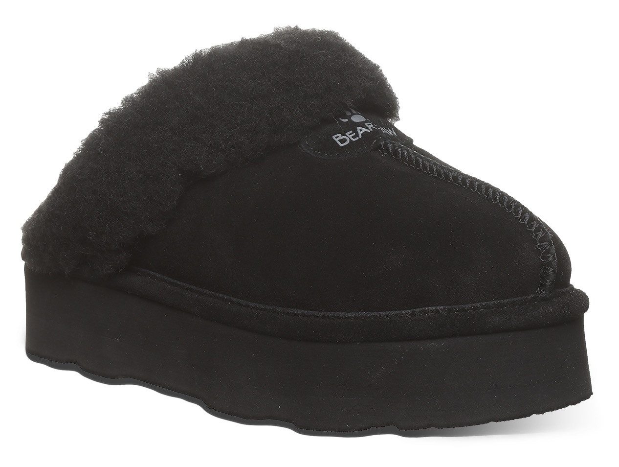 Bearpaw RETRO PLATFORM Hausschuh, Mules, Clog, (schwarz)