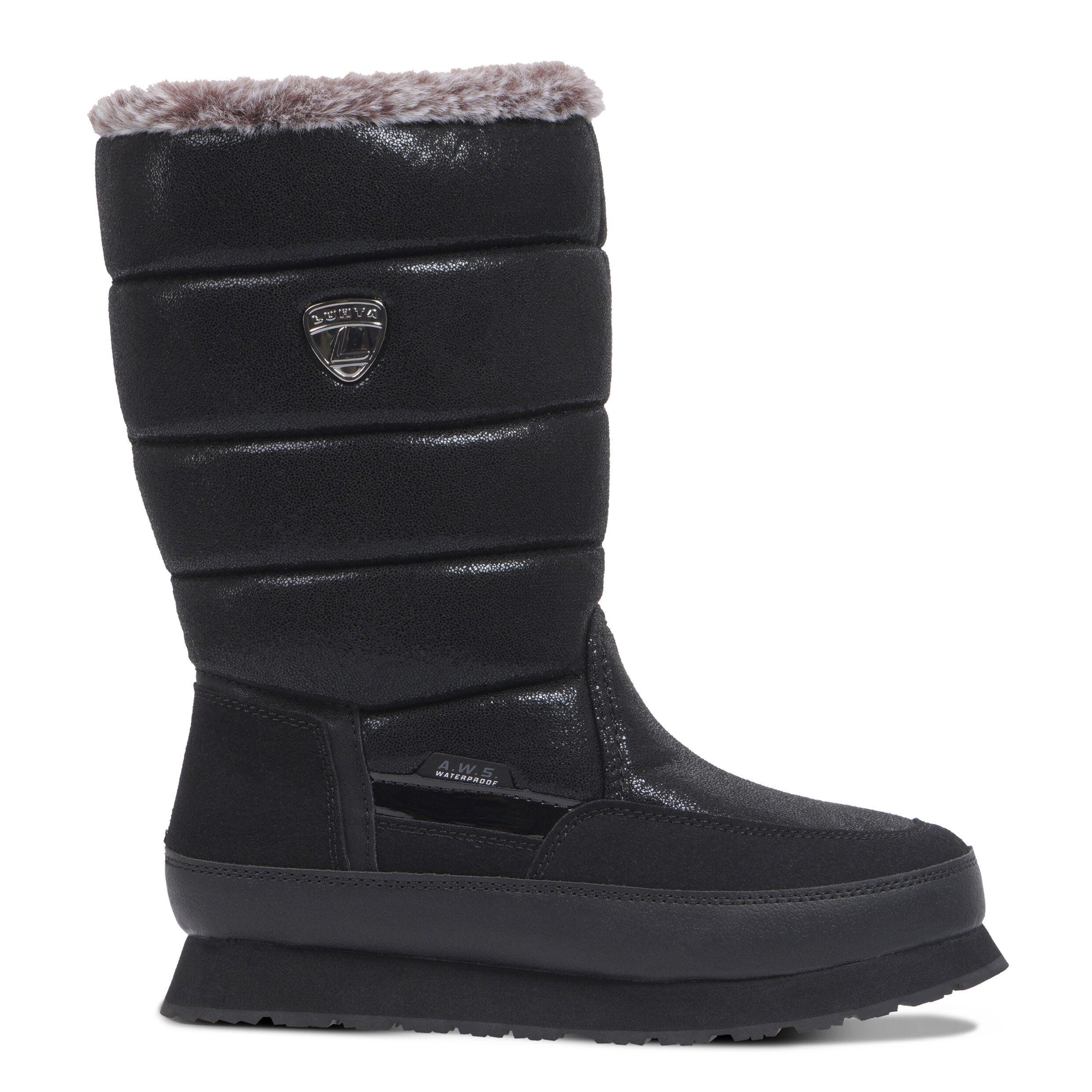 Luhta VALKEA MS Schlupfboots Winterboots, Winterschuhe, (schwarz)