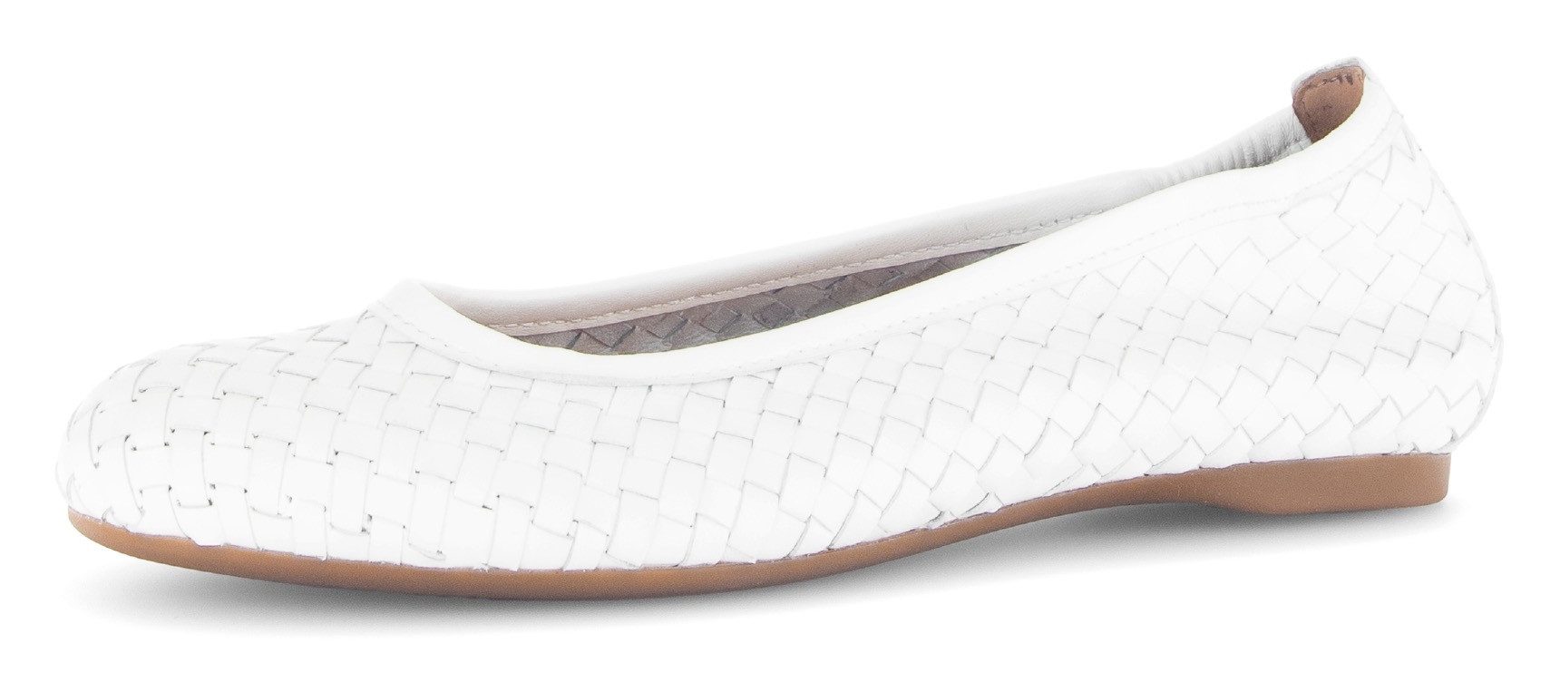 Gabor Ballerina, Schlupfschuh, Frühlingsschuh, Businessschuh mit (weiß)