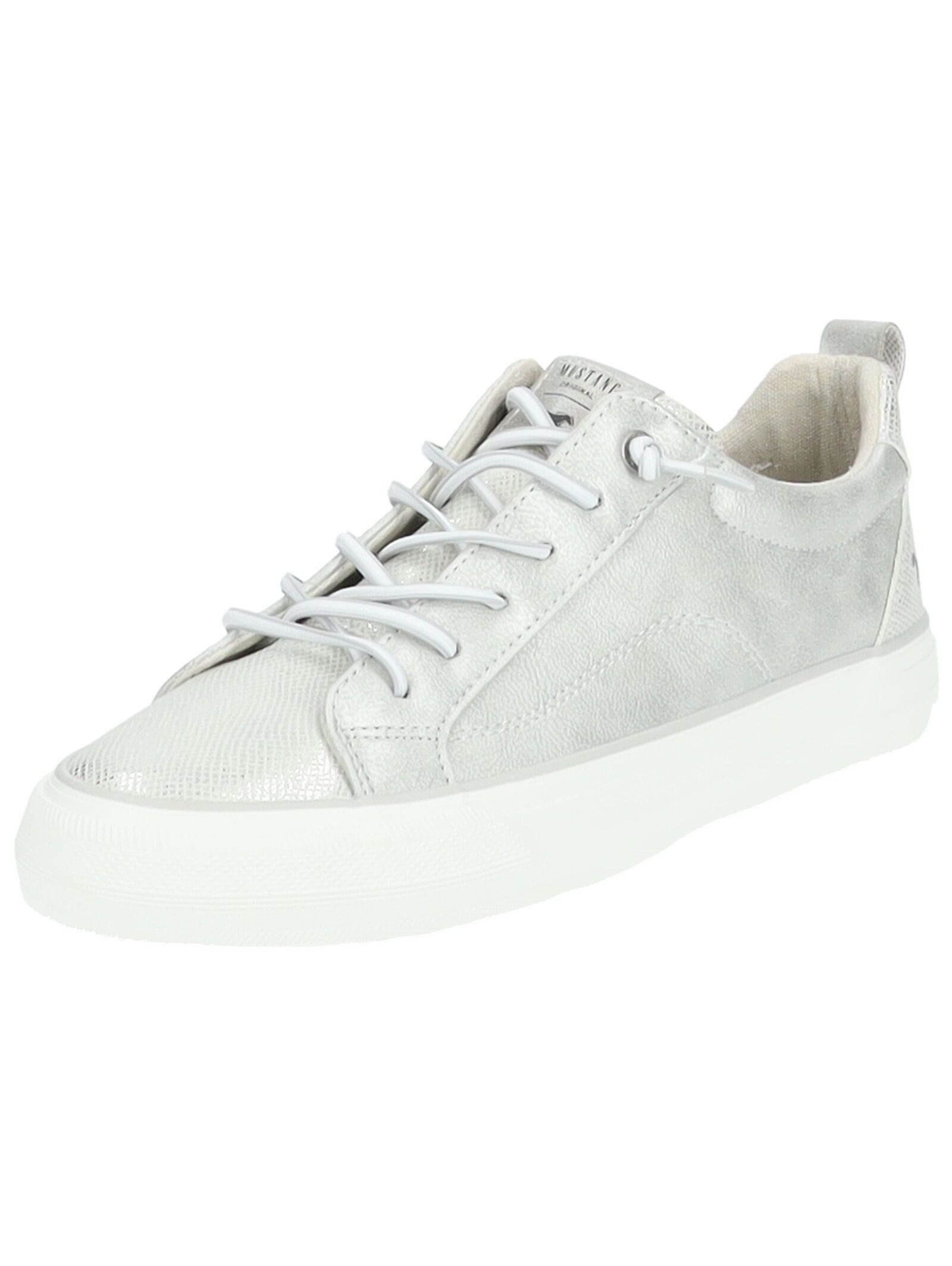 Mustang Shoes Mustang Shoes Sneaker Lederimitat/Textil (silberfarben)