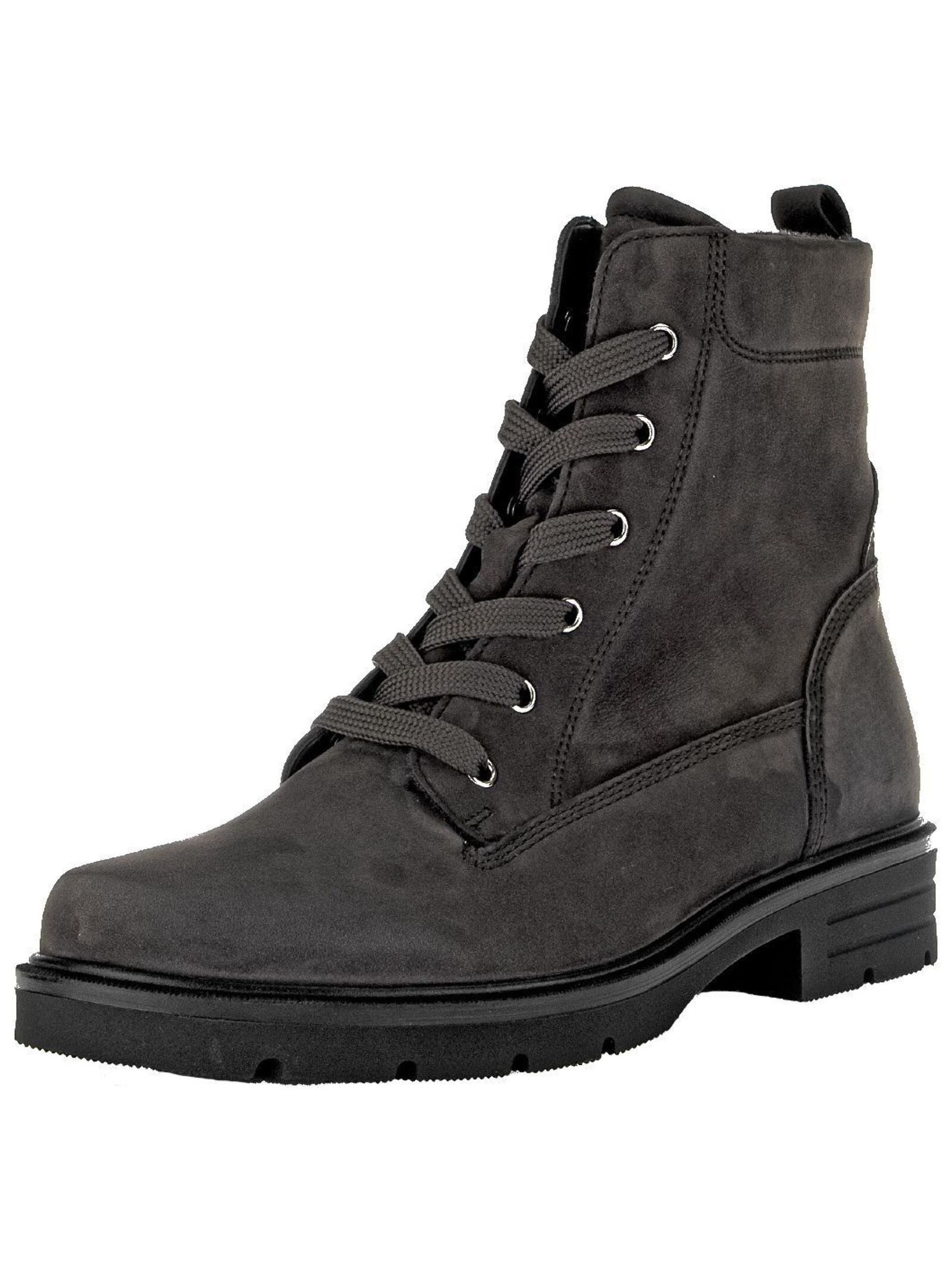 Gabor Gabor Stiefelette Nubukleder Schnürstiefelette (grau)
