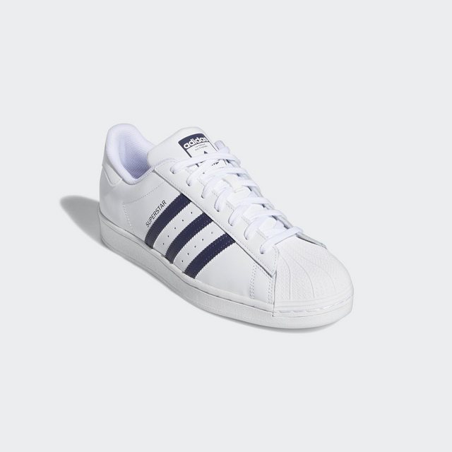 adidas Originals SUPERSTAR Sneaker (weiß-dunkelblau)