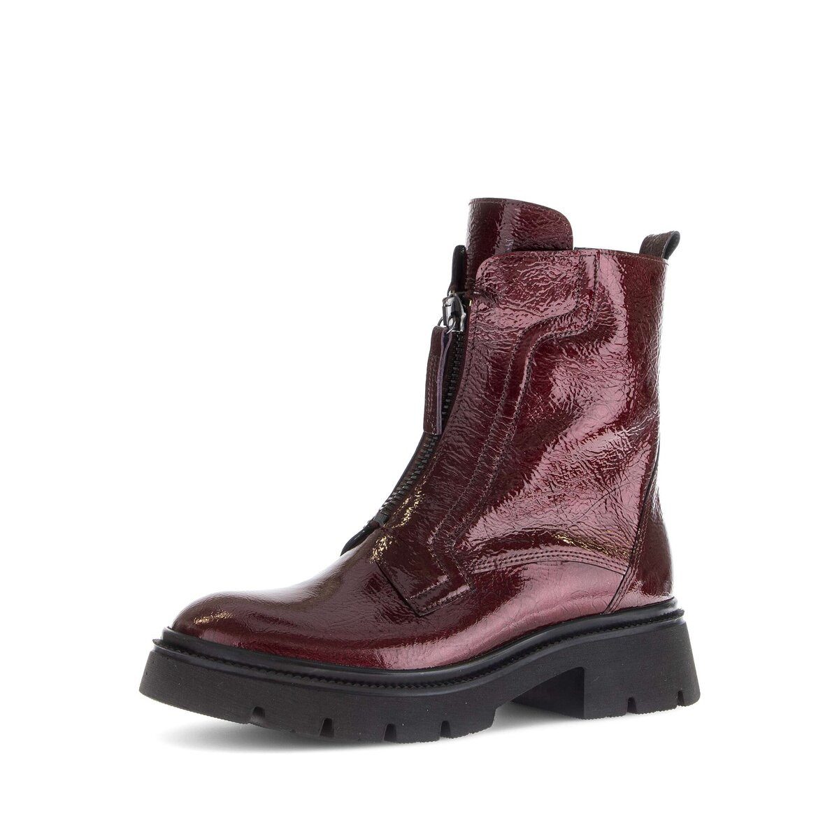 Gabor Biker Boots Lackleder Bikerboots (rot)