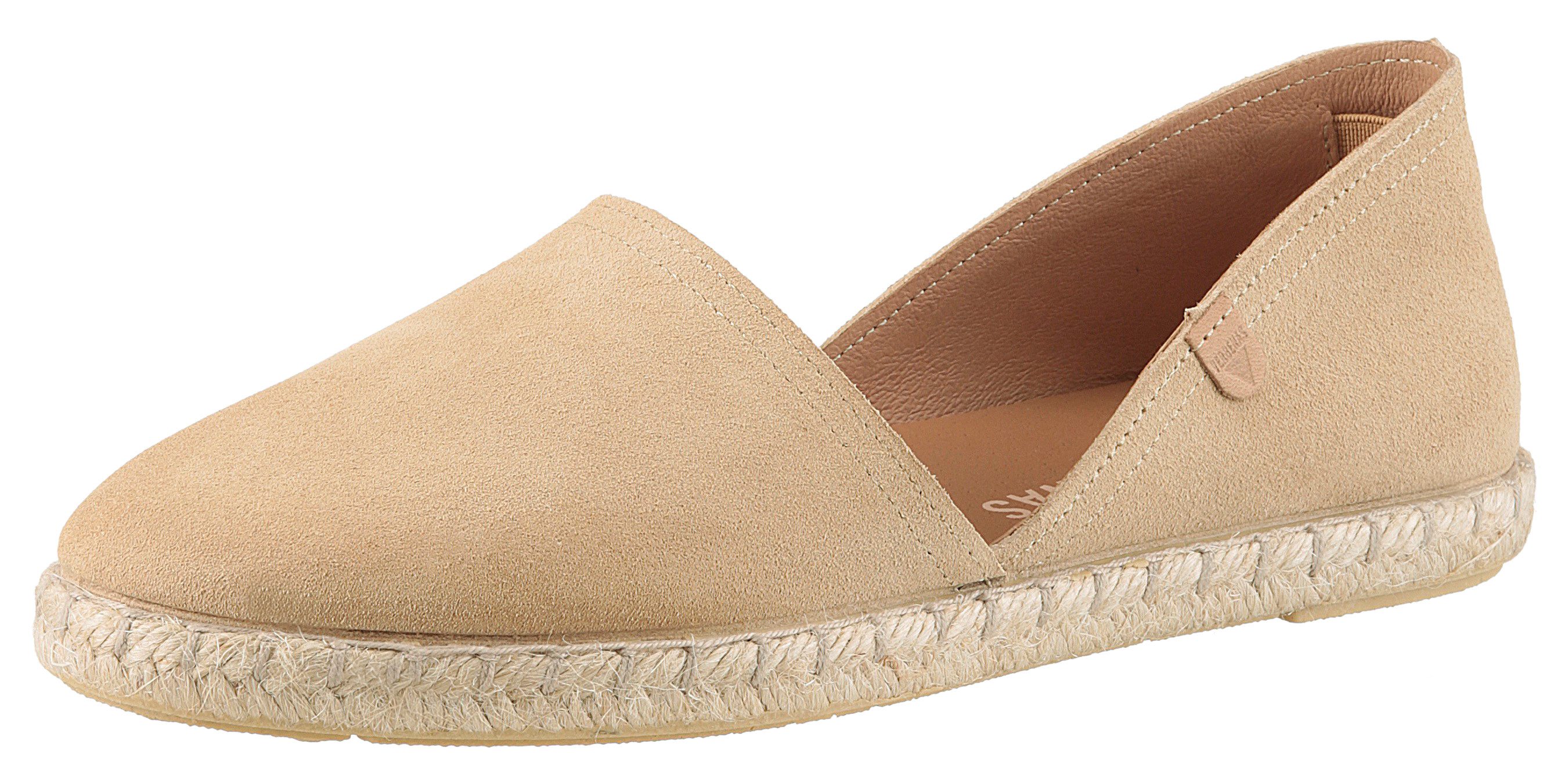 VERBENAS CARMEN SERRAJE Espadrille, Schlupfschuh, Sommerschuh, (beige)