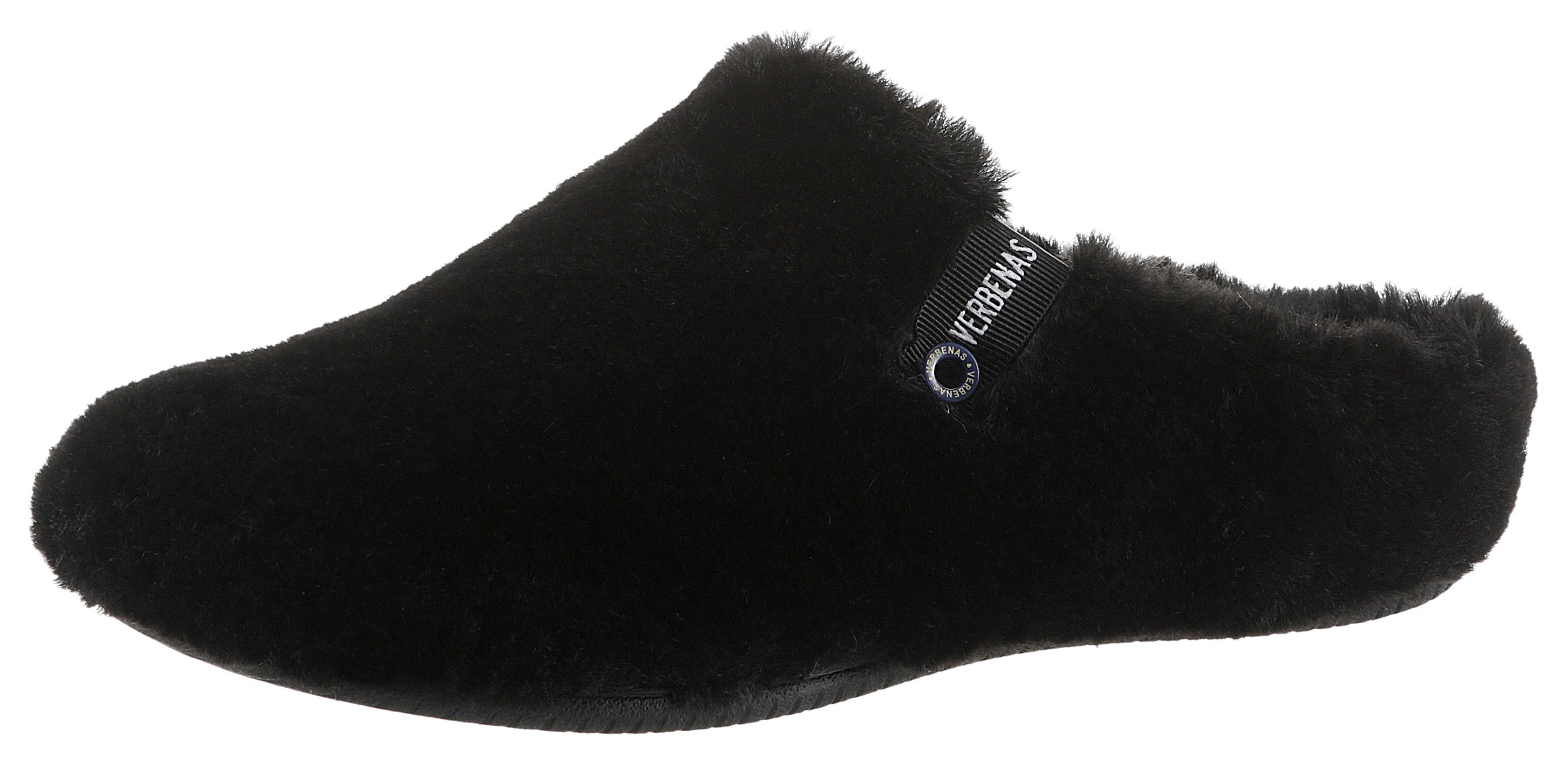 VERBENAS YORK Gales Pantoffel, Pantoffel, Hausschuh, (schwarz)