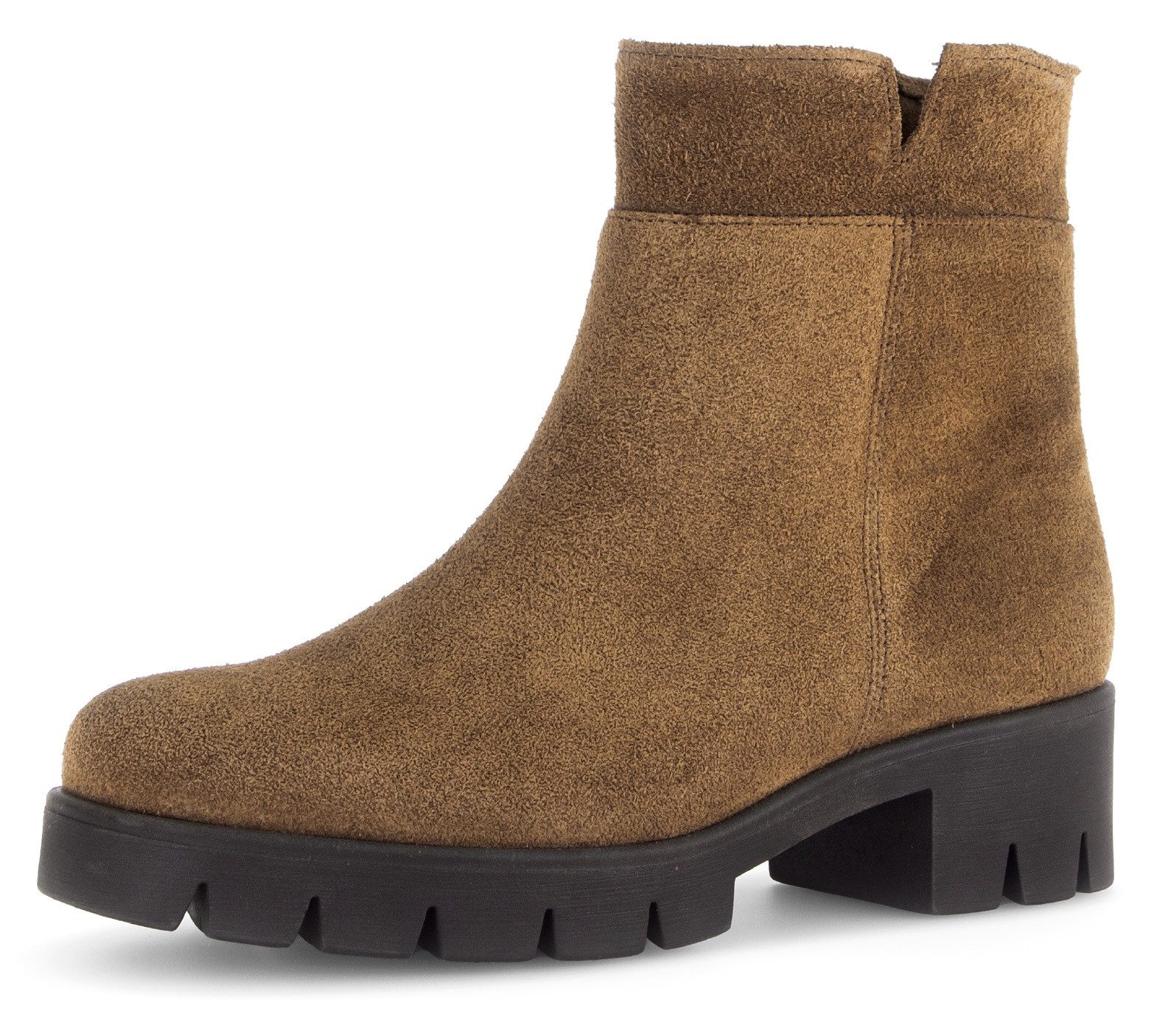 Gabor Stiefelette, Blockabsatz, Boots, Chunky-Boots mit (braun)