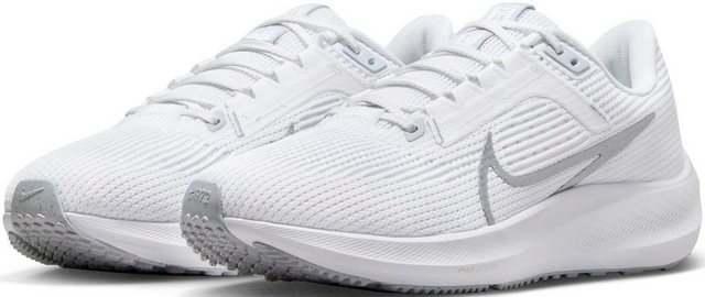 Nike AIR ZOOM PEGASUS 40 Laufschuh (weiß-silber)