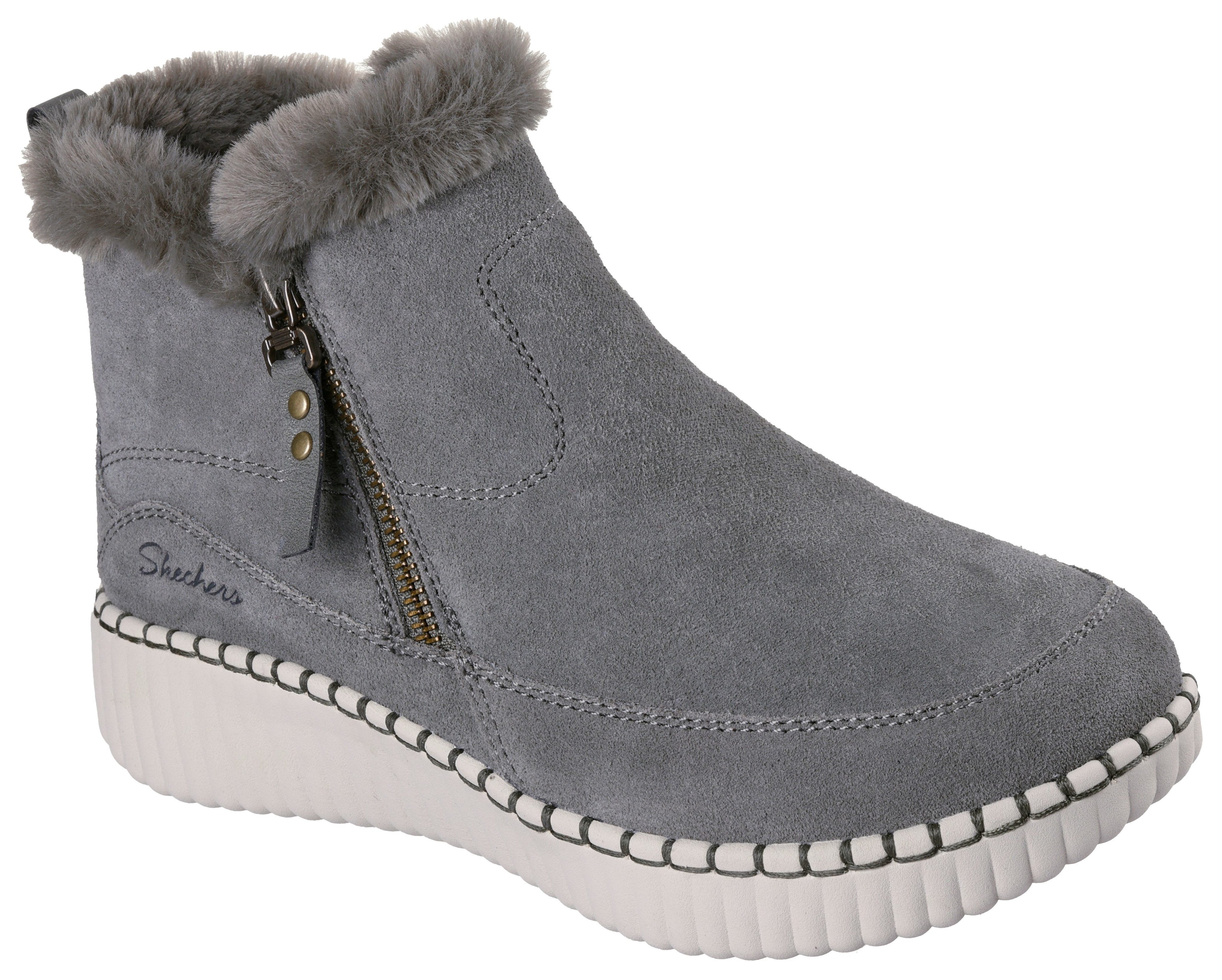 Skechers WILSHIRE BLVD-FRESH ZIP Winterboots Boots (grün)