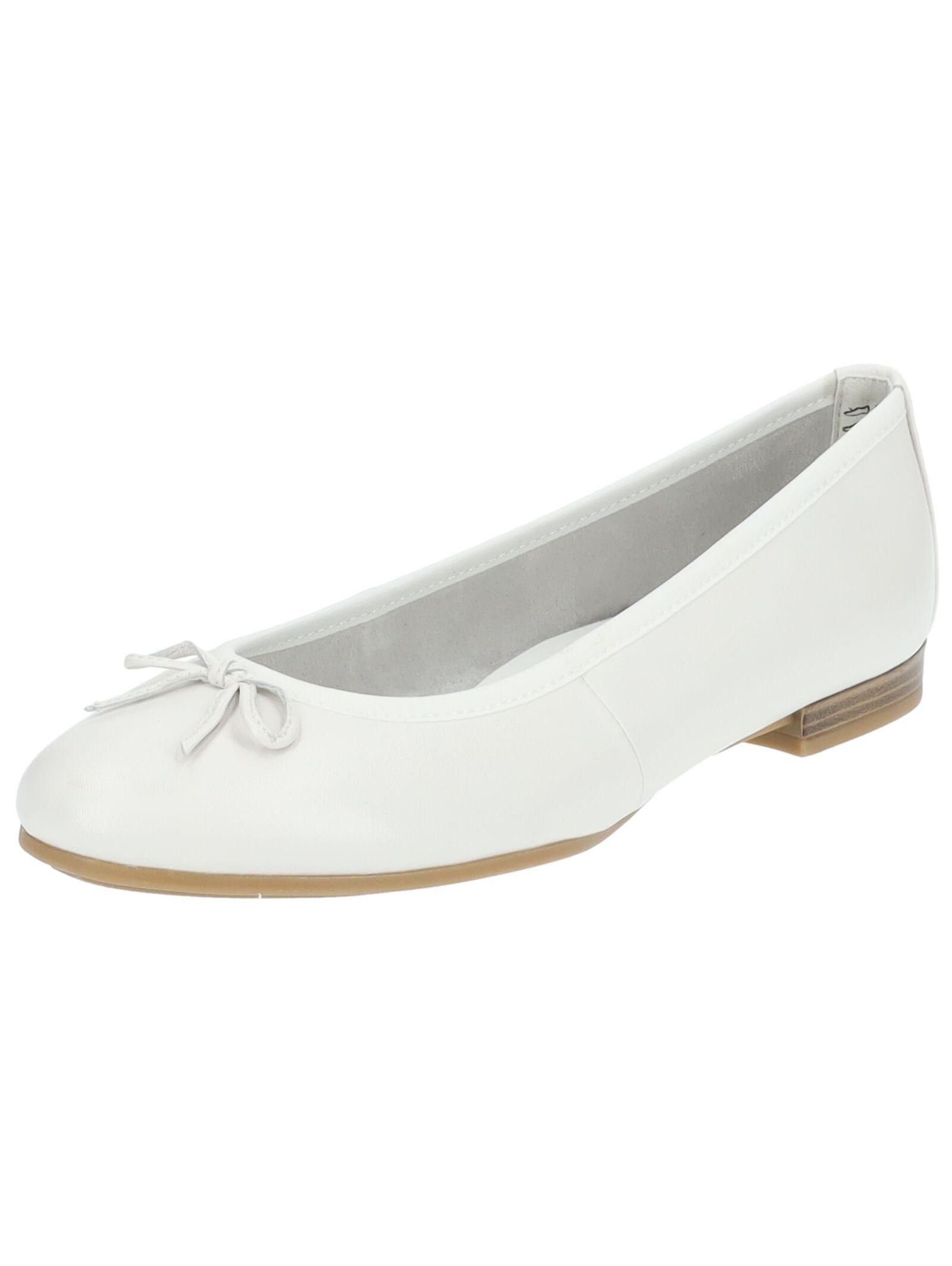 Tamaris Tamaris Ballerinas Leder Ballerina (weiß)