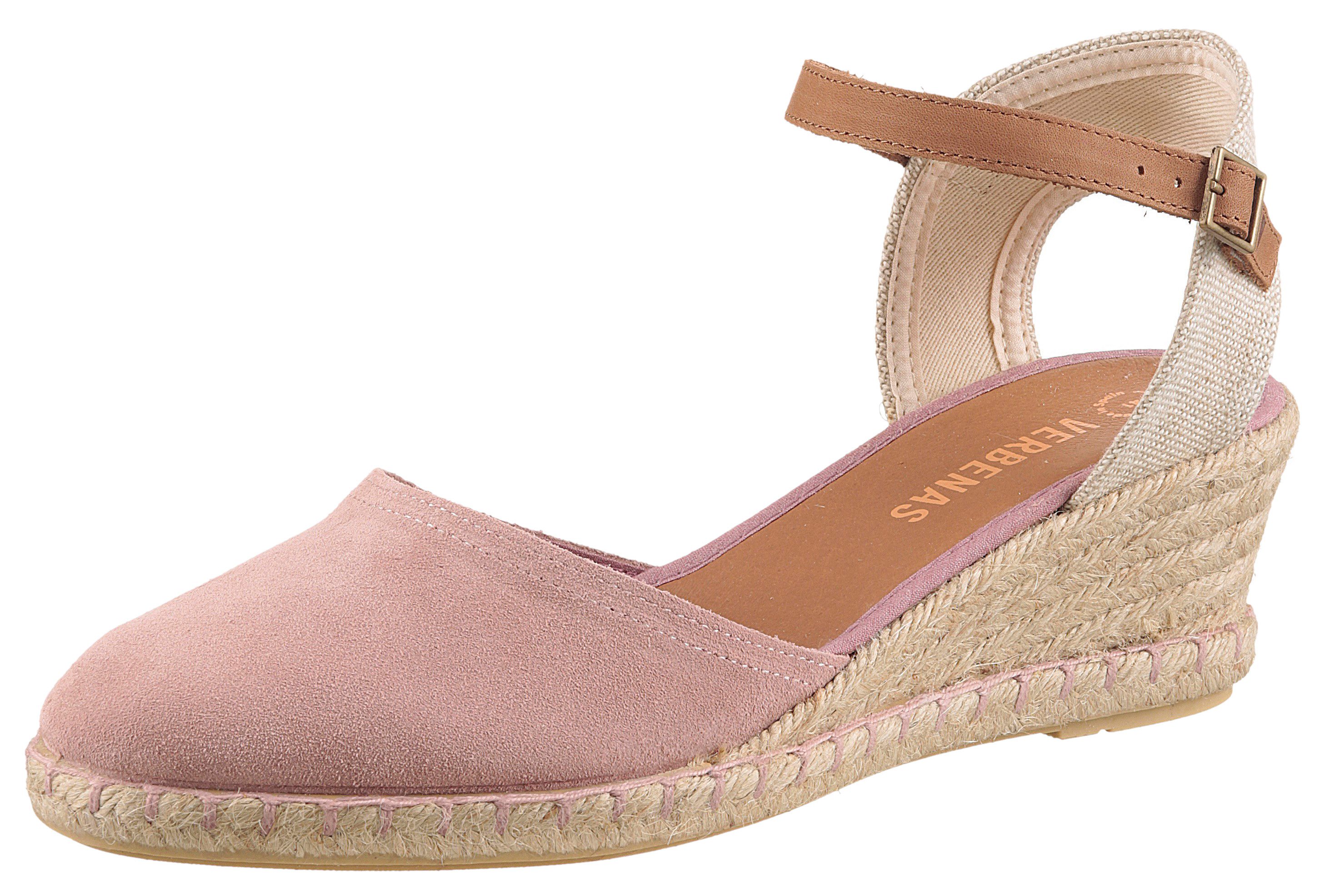 VERBENAS MALENA SERRAJE Sandalette, Sommerschuh, Riemchensandale, (rosa)