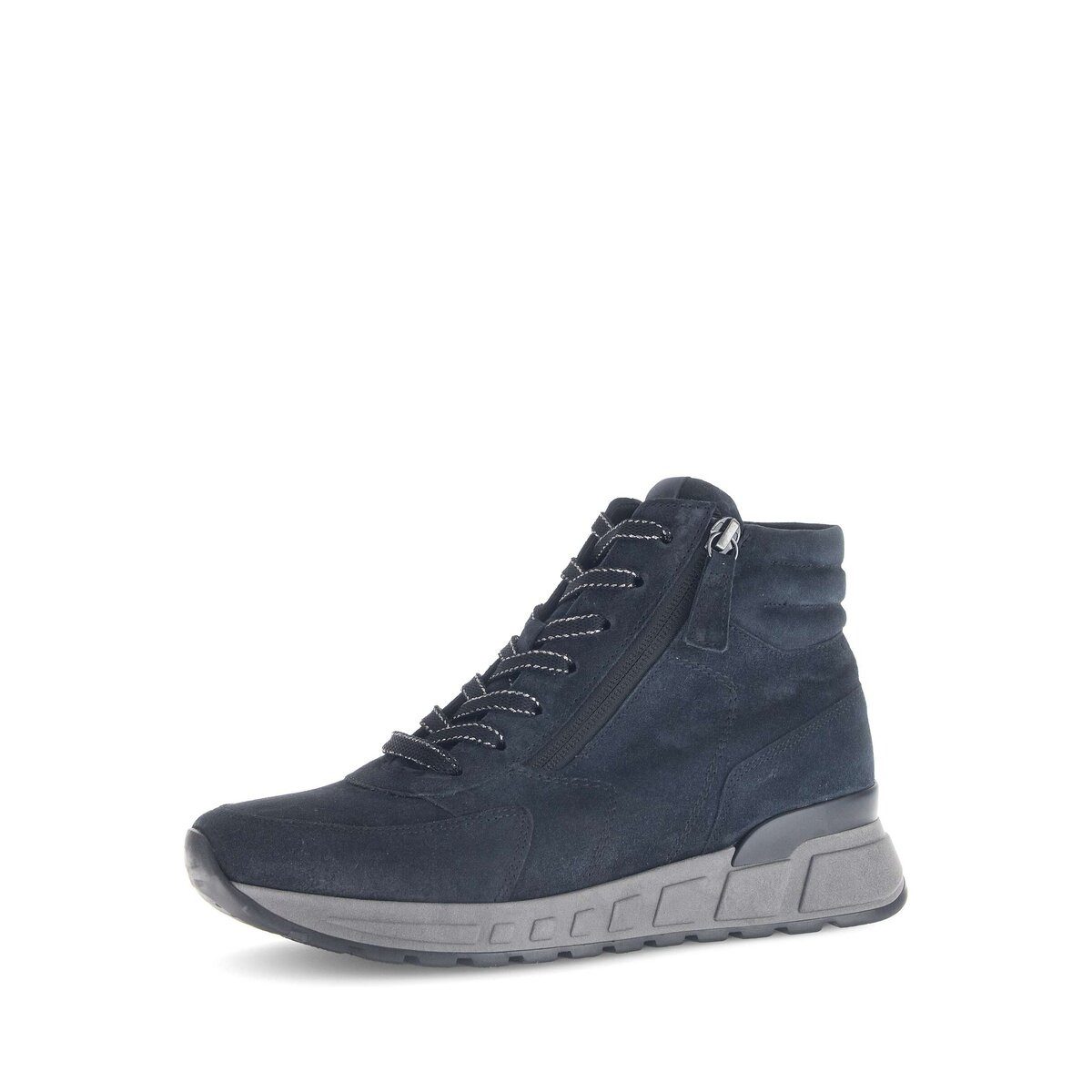 Gabor Sportliche Stiefelette Materialmix Leder Stiefelette (blau)