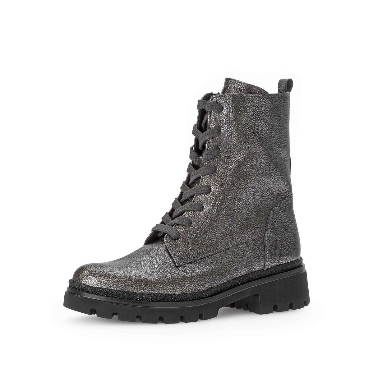Gabor Schnürstiefelette Glattleder Schnürstiefelette (grau)