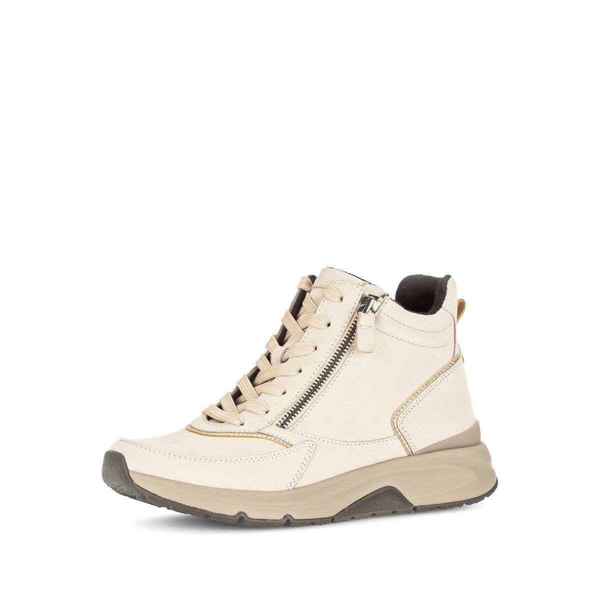Gabor Sportliche Stiefelette Materialmix Leder Stiefelette (beige)