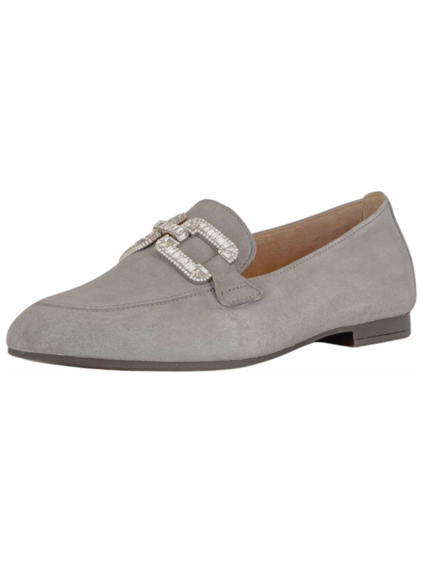 Gabor Gabor Slipper Leder Slipper (grau)