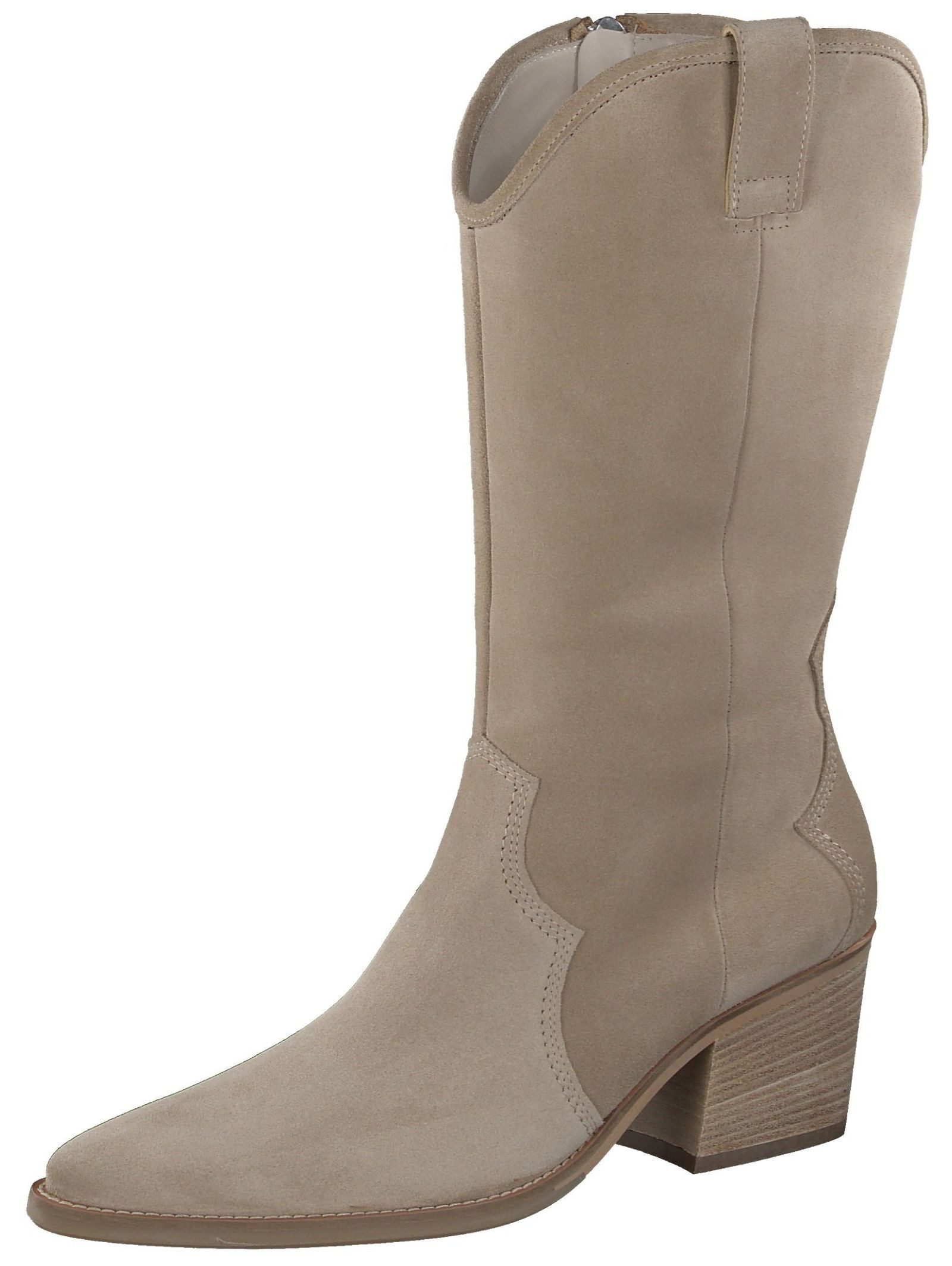 Paul Green Paul Green Stiefel Veloursleder (beige)