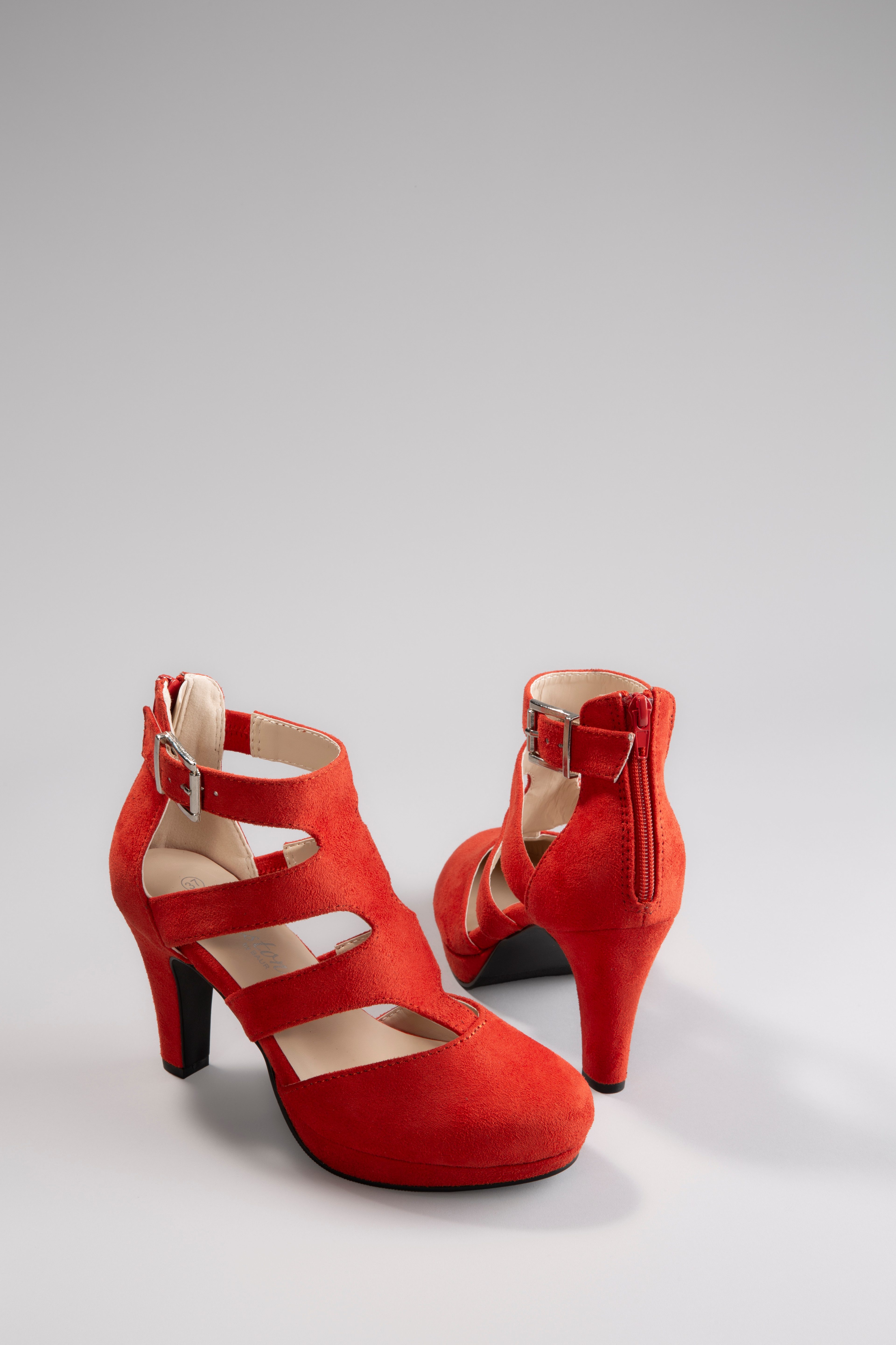 Aniston SHOES Sandalette, Sandale, Sommerschuh, Abendschuh (orange)