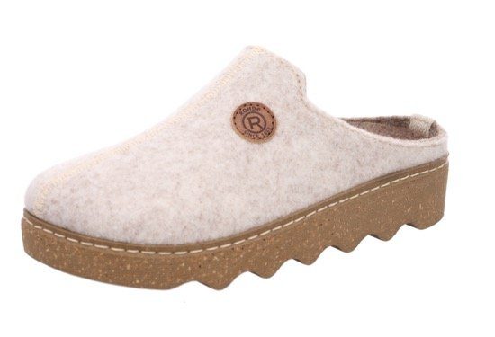 Rohde FOGGIA Pantoffel Hausschuh, Schlappen, Clog, (weiß)