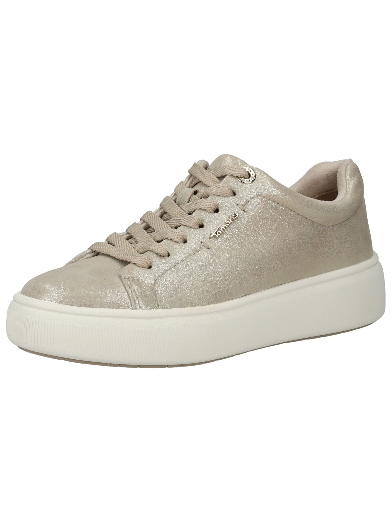Tamaris Tamaris Sneaker Leder Sneaker (beige)