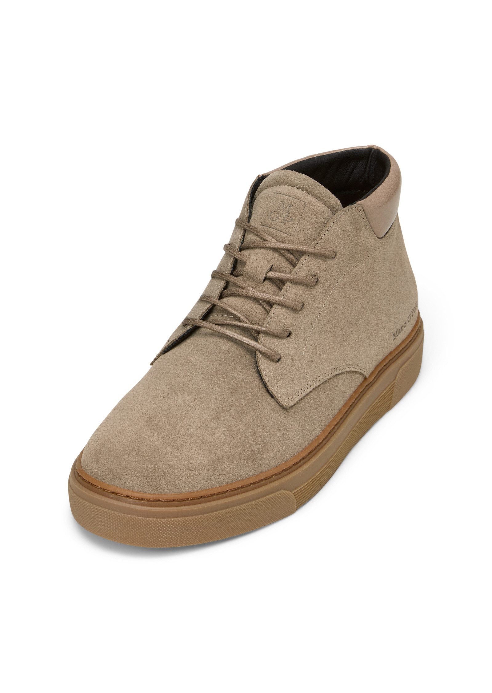 Marc O'Polo aus softem Velours-Rindleder Stiefelette (braun)