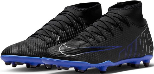 Nike Mercurial 9 Club MG Fußballschuh (schwarzsilberblau)