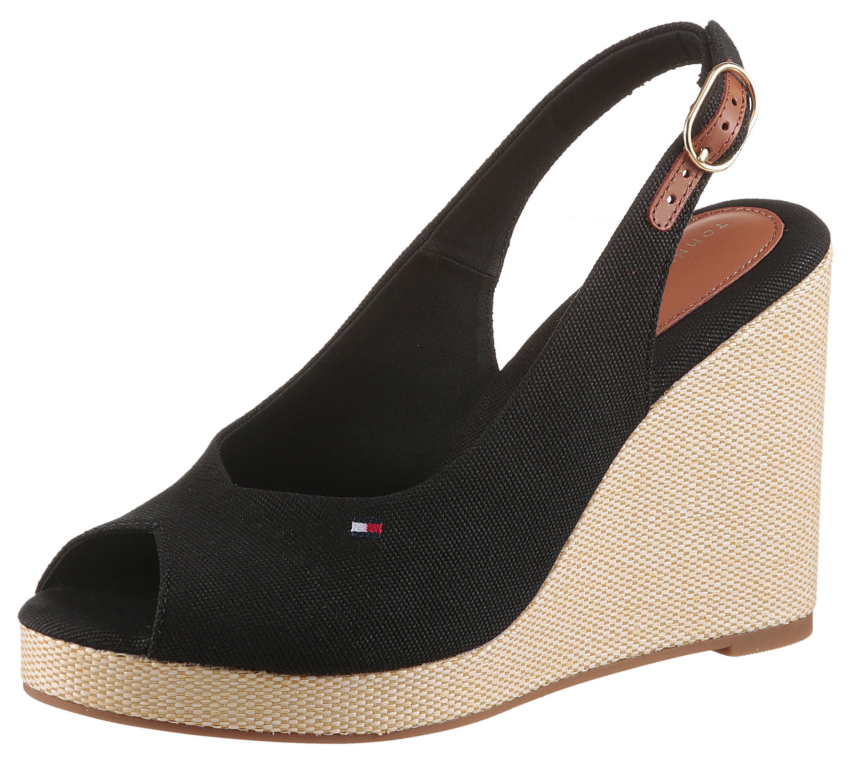 Tommy Hilfiger FLAG HIGH WEDGE ESPAD (schwarz)