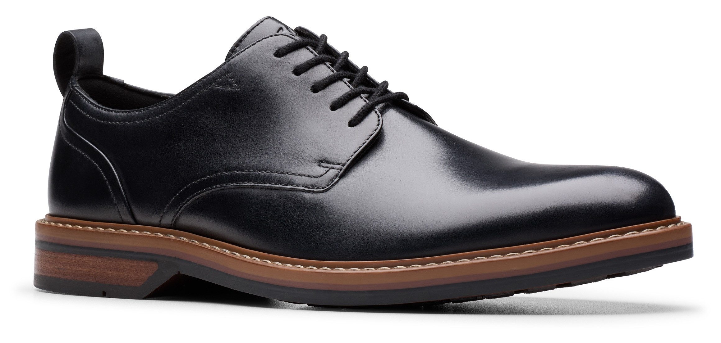 Clarks Alwin Lace Schnürschuh Business Schnürschuh (schwarz)