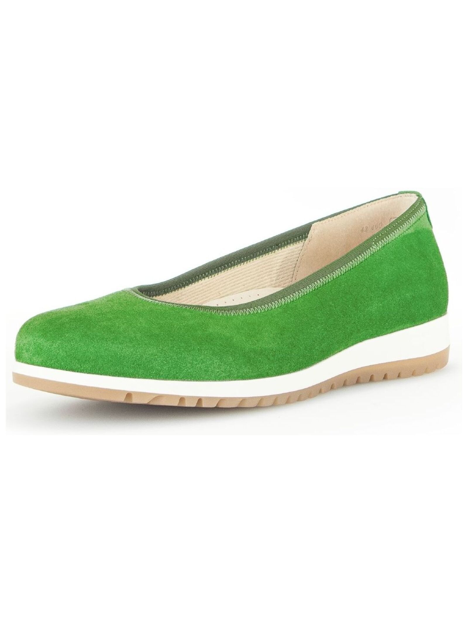 Gabor Comfort Gabor Comfort Ballerinas Veloursleder (grün)