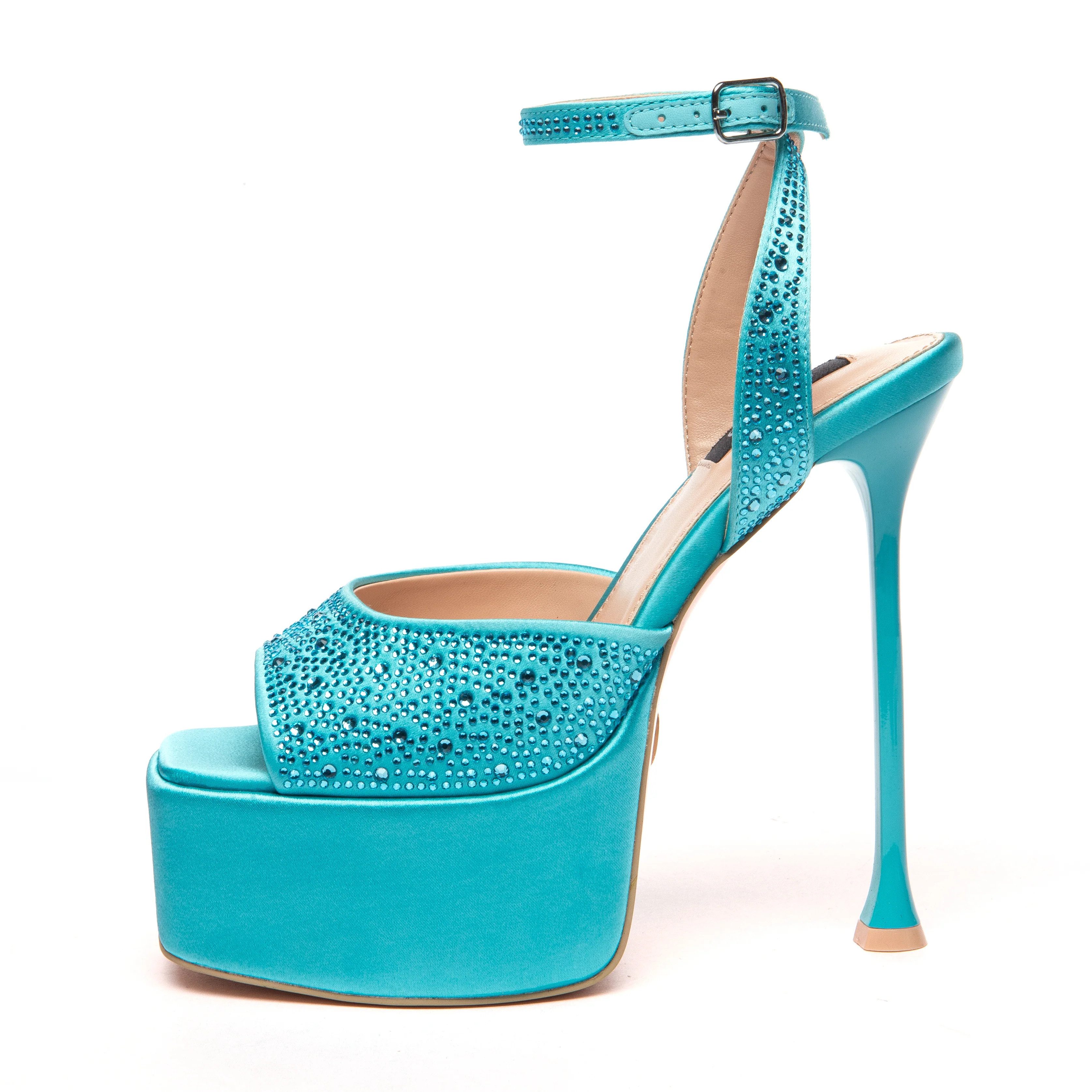 Giaro GALA High-Heel-Sandalette 15 cm Absatzhöhe, (blau)
