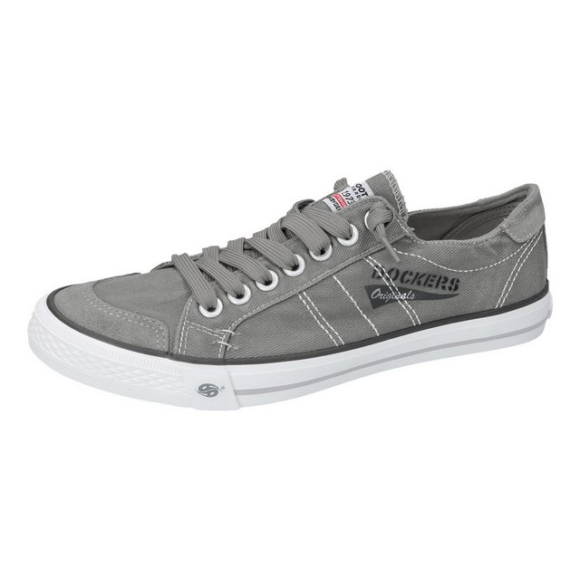 Dockers by Gerli Dockers by Gerli Sneaker Washed Canvas Slip-On Sneaker in Jeans-Optik (215 light grey / white)