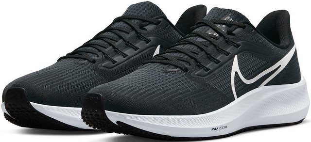 Nike AIR ZOOM PEGASUS 39 Laufschuh (BLACK-WHITE-DK-SMOKE-GREY)