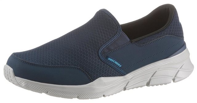 Skechers »Equalizer« Slip-On Sneaker mit Air Cooled Memory Foam Ausstattung (navy)