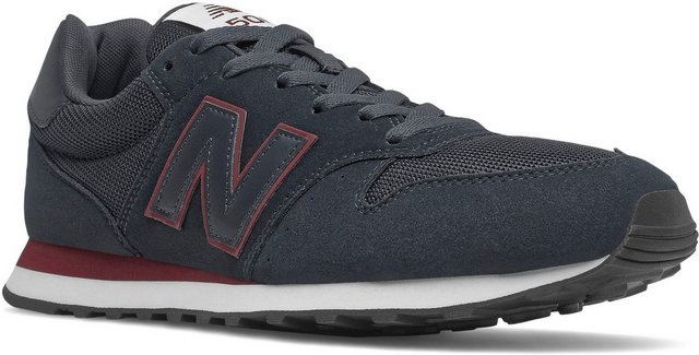 New Balance »GM500 Seasonal Core« Sneaker mit praktischem Mesheinsatz (dunkelblau-rot)