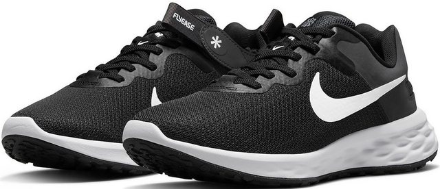Nike »REVOLUTION 6 FLYEASE NEXT NATURE E« Laufschuh (BLACK-WHITE)
