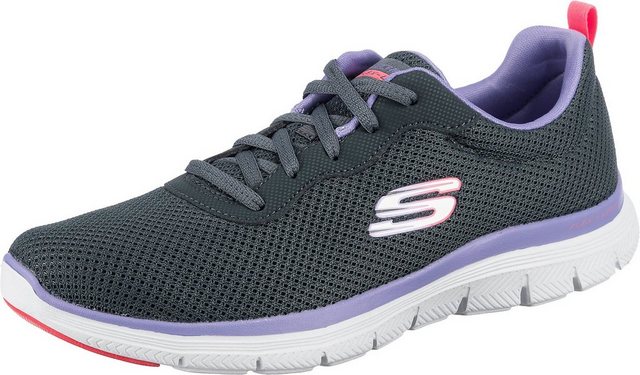 Skechers Sneaker (1-tlg) (grau|lila|weiß)