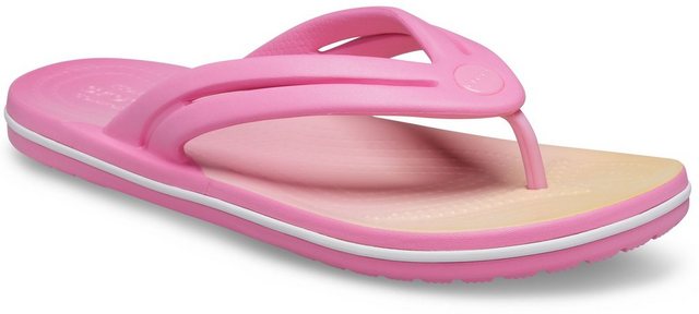 Crocs »Crocband Ombre Flip W« Zehentrenner mit Farbverlauf (rosa)