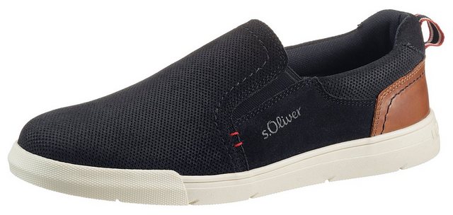 s.Oliver Slip-On Sneaker mit SoftFoam-Innensohle (blau)