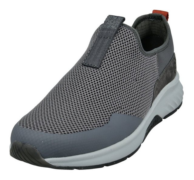 bugatti Slip-On Sneaker im Materialmix (grau)