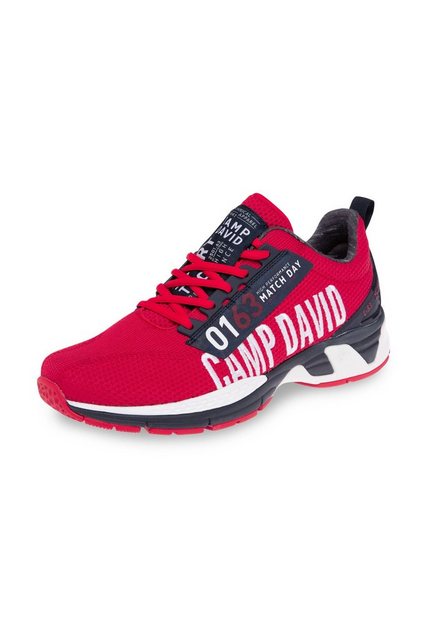 CAMP DAVID Sneaker mit Wechselfußbett (rot)