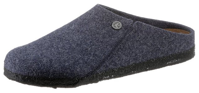 Birkenstock »ZERMATT« Pantoffel mit ergonomisch geformtem Fußbett (dunkelblau)