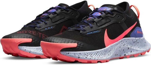 Nike »PEGASUS TRAIL 3 GORE-TEX« Laufschuh (schwarz-blau-koralle)