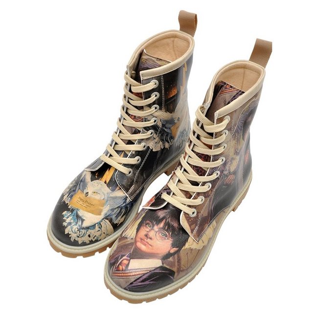 DOGO »Harry and Hedwig Harry Potter« Stiefel Vegan (bunt)