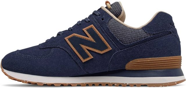 New Balance »ML 574 Full Suede« Sneaker (navy-braun)